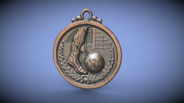 Football Medal_metashape – Free 3D Model STL