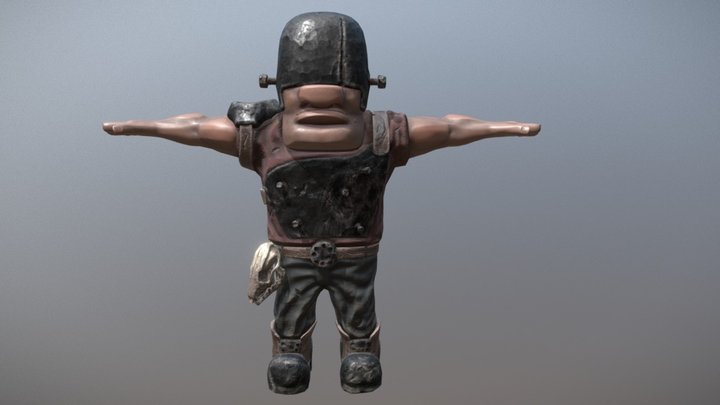 PIX the Game Character 3D Model