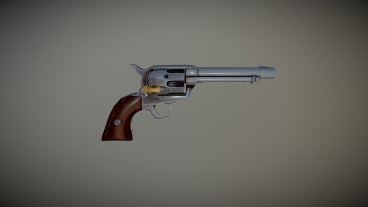 Colt Western 3D Model