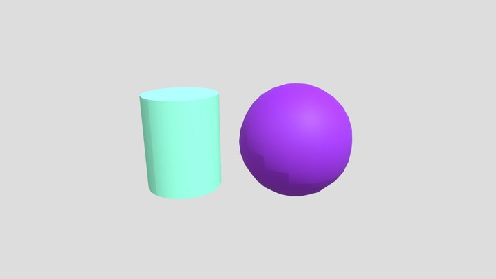 Traslacion, esfera y cilindro 3D Model