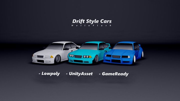 HellaFlush: DriftStyleCars - 2 3D Model