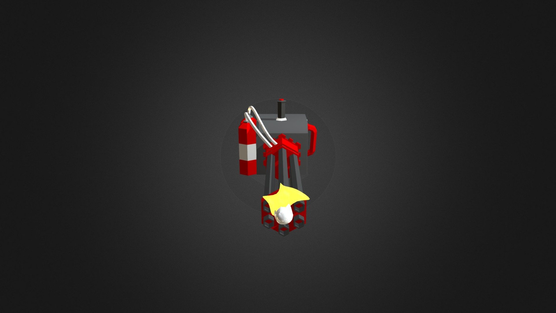 Low Poly Snowgun #WeaponChallenge