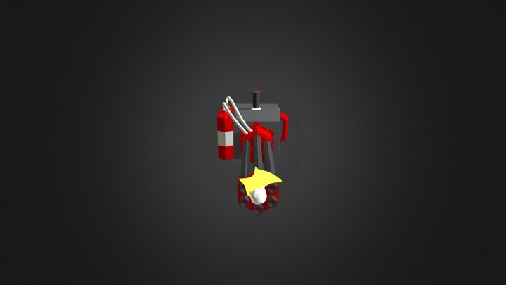 Low Poly Snowgun #WeaponChallenge 3D Model