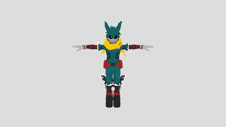 Vigilante Deku 3D Model