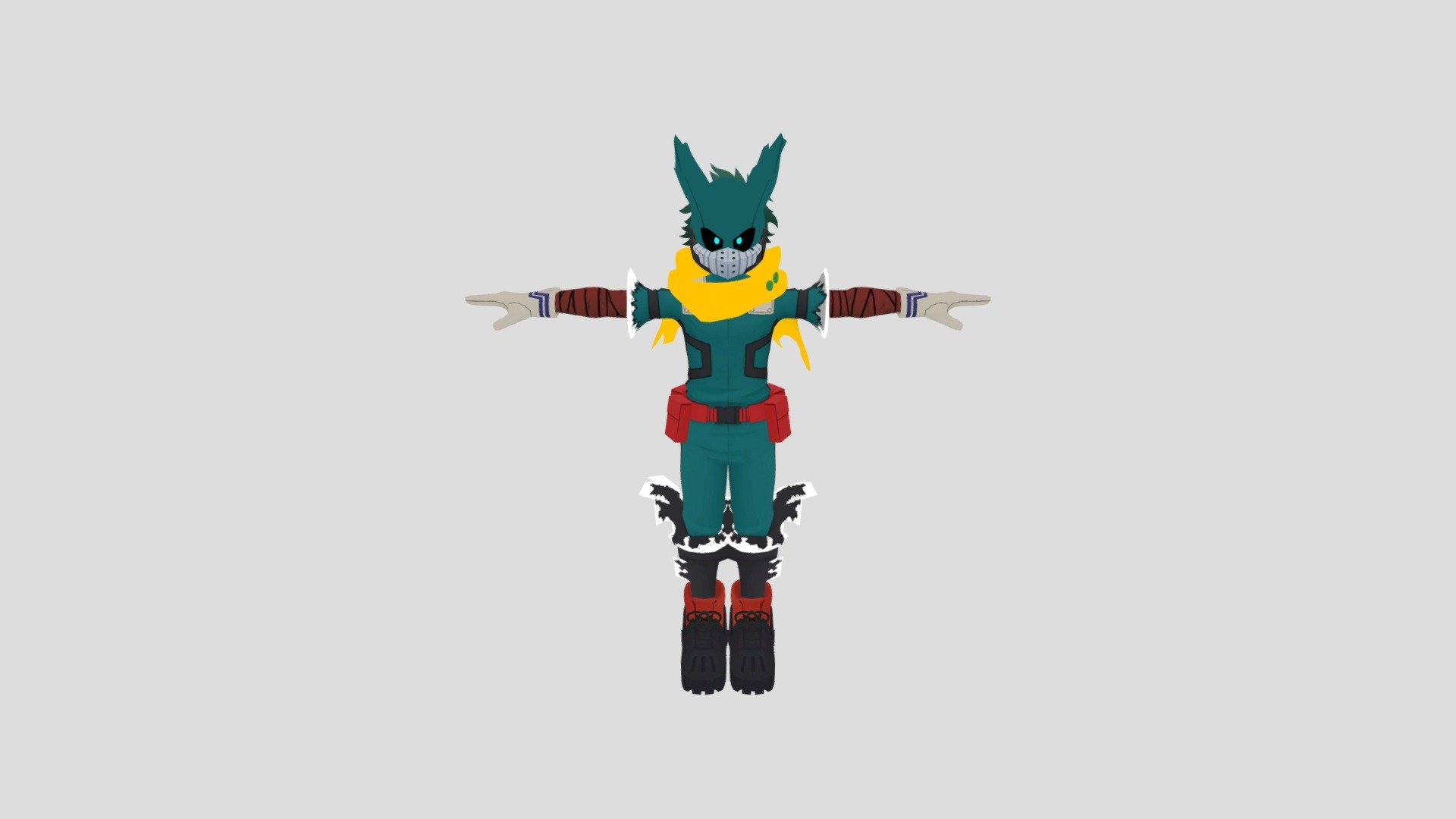 Vigilante Deku - Download Free 3D model by ALphaOmega (@barklalk31 ...