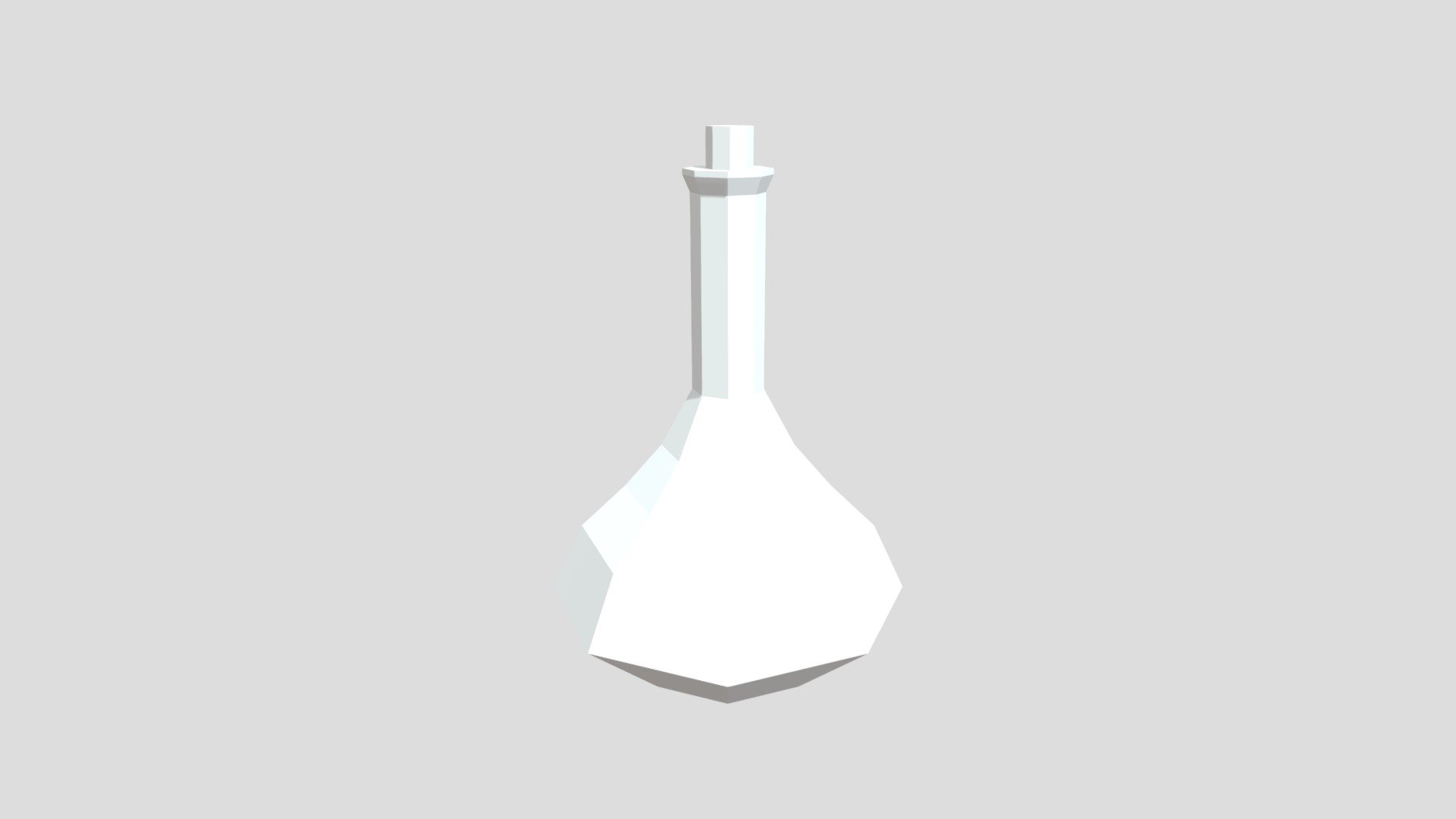 Low-poly Potion Bottle - Download Free 3D model by hrycebilton [a53d44d ...