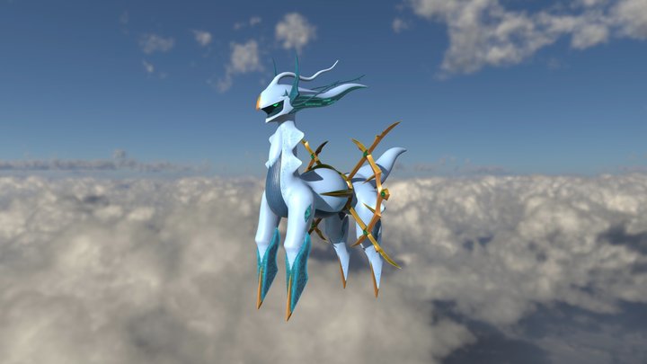 Arceus Pokemon 3D Model