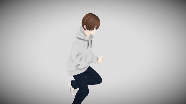 Running 3D Model