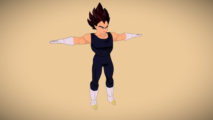 Vegeta 3D Model