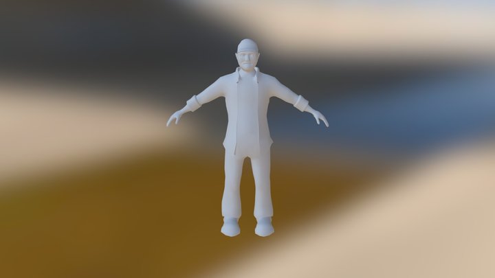 Bobby Singer Model WIP 3D Model