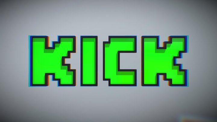 Kick-3d-logo 3D models - Sketchfab