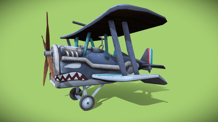 SE.5a 'Hisso' - The Flying Circus Assignment 3D Model