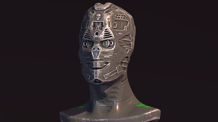 Sci Fi Head Concept – Kostenloses 3D-Modell STL