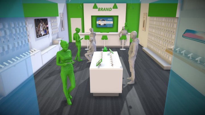 Psychology Driven Merchandising Strategy 3D Model