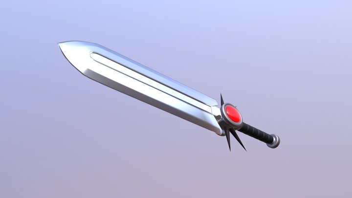 RED SWORD V2 OPTIMIZED 3D Model