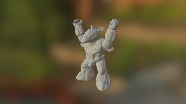 Armadillo 3D Model