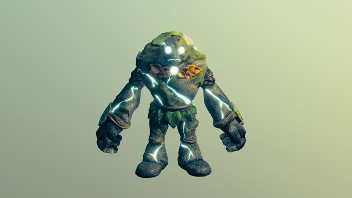 rock golem 3D Model