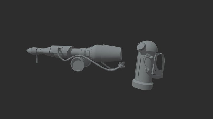 dexter weps 3D Model