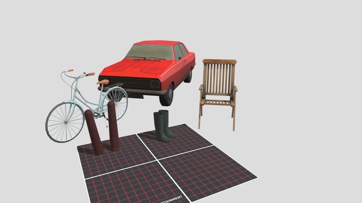 DAE 5 Finished props - Amsterdam 3D Model