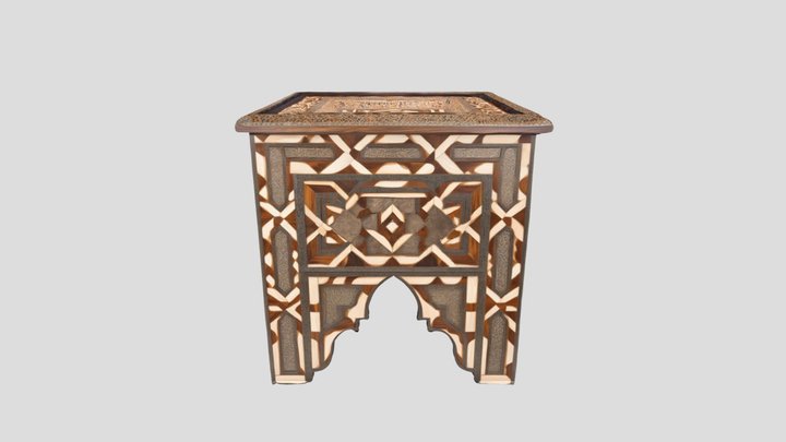 Intricate_Inlay_Table_0401200450_texture_fbx 3D Model