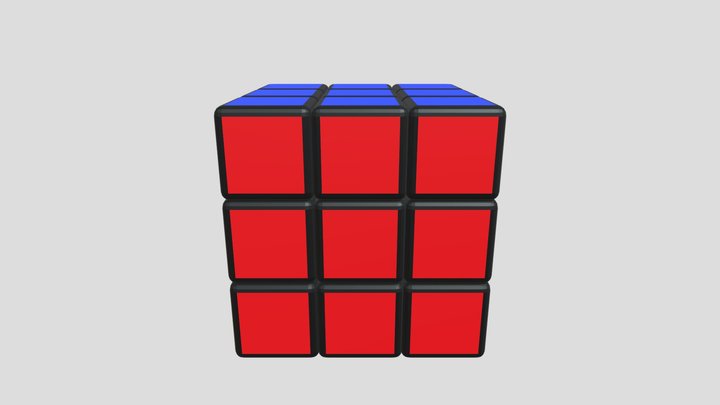 Rubik's Cube 3D Model