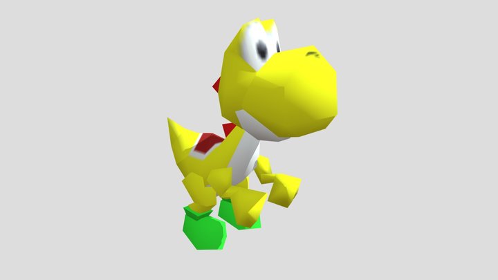 Super Smash Bros 64 - Yellow Yoshi