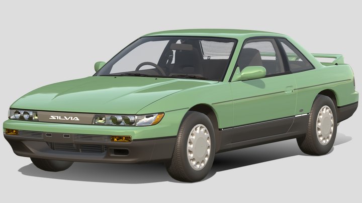 1990 Nissan Silvia K's Diamond Selection (S13) – Free 3D Model STL