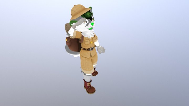 Animated: Jungle Troi 3D Model