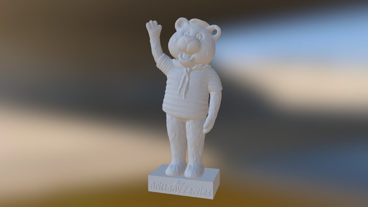 Pierre The Bear 3D Model