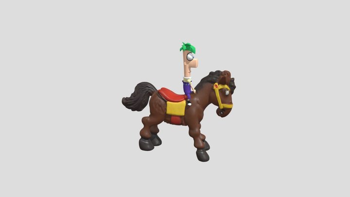 Project Name (4) Horse – Free 3D Model STL