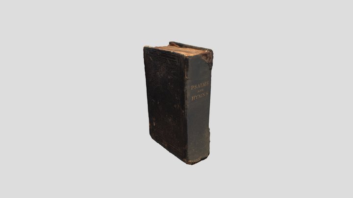 1834 Book Of Psalms And Hymns 3D Model