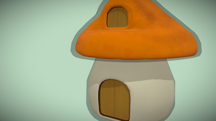 Mushroom House(Maplestory) 3D Model