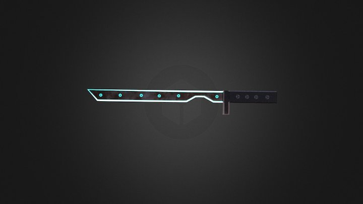 Sci Fi  Sword 3D Model