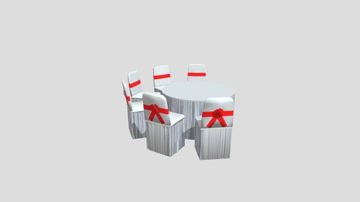 Meja+Round+Table PUTIH – Kostenloses 3D-Modell STL