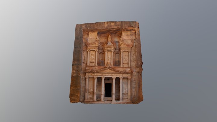 Petra - The Treasury 3D Model