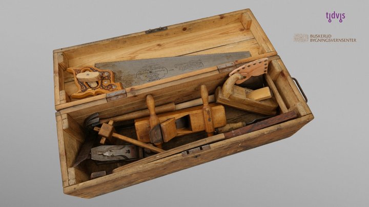 Verktøykasse 1900-tall – Kostenloses 3D-Modell STL