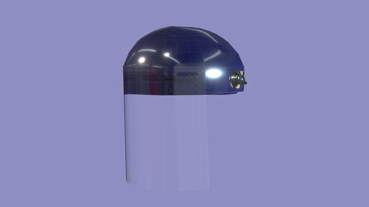 Helmet shield 3D Model