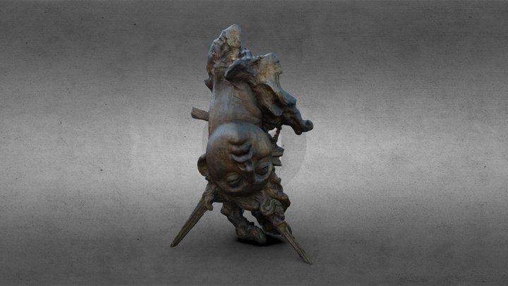 Javier Marin's Monumental Sculpture (RAW) 3D Model