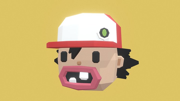 Red Trainer - Pokemon 3D Model