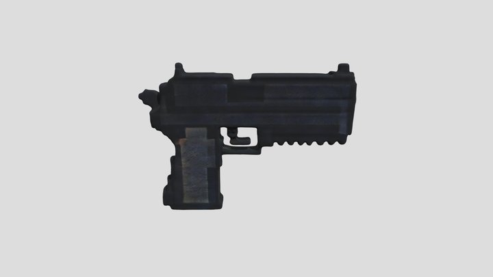 Hand_Gun 3D Model