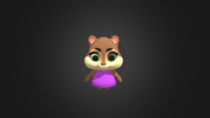 cute character squirrel