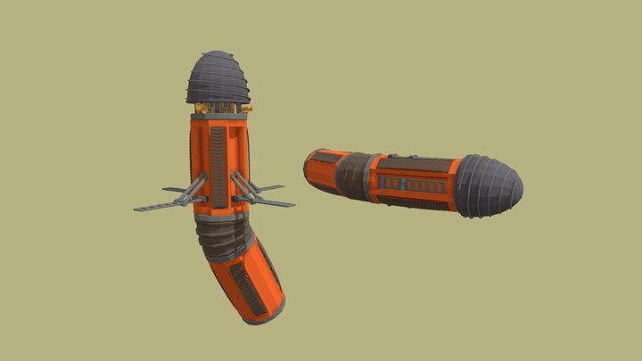 "SANDWORM"  Modular Driller 3D Model