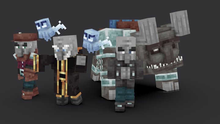 Illager Redesign Minecraft 3D Model