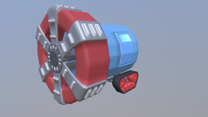 Earthquake Driller - Club Penguin 3D Model
