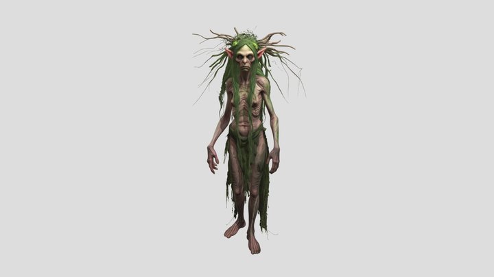 The Moss-Witch 3D Model