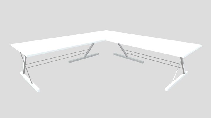 Desk 3 – Low Poly FBX Asset for Games & Interior