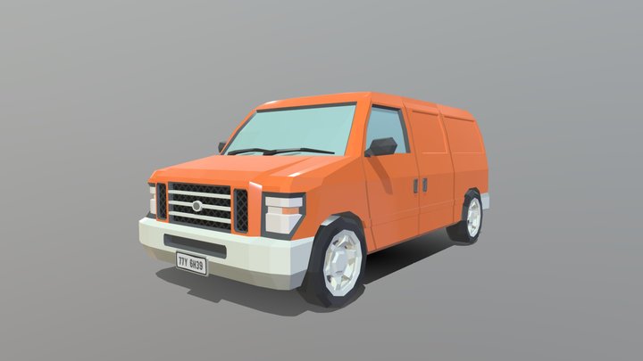 City Van (from synty) – Modello 3D gratuito STL