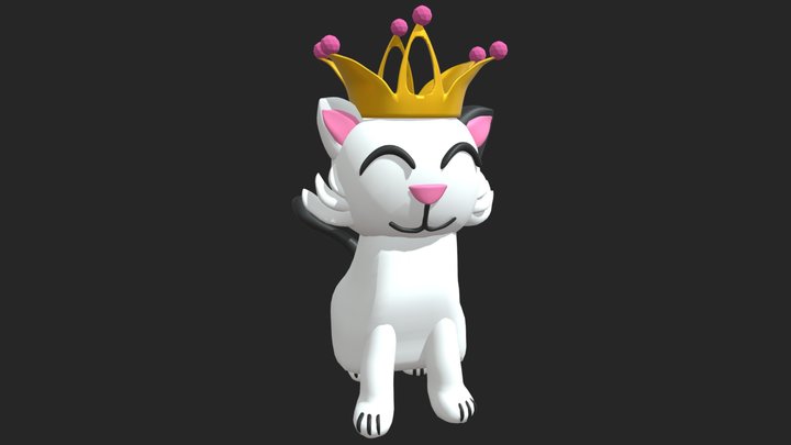 Gato Coronado 3D Model