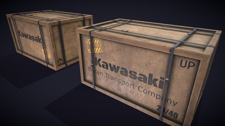 Box_ Wooden_24MB – Free 3D Model STL