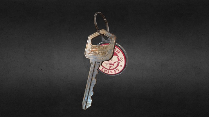 Key & Keychain 3D Model